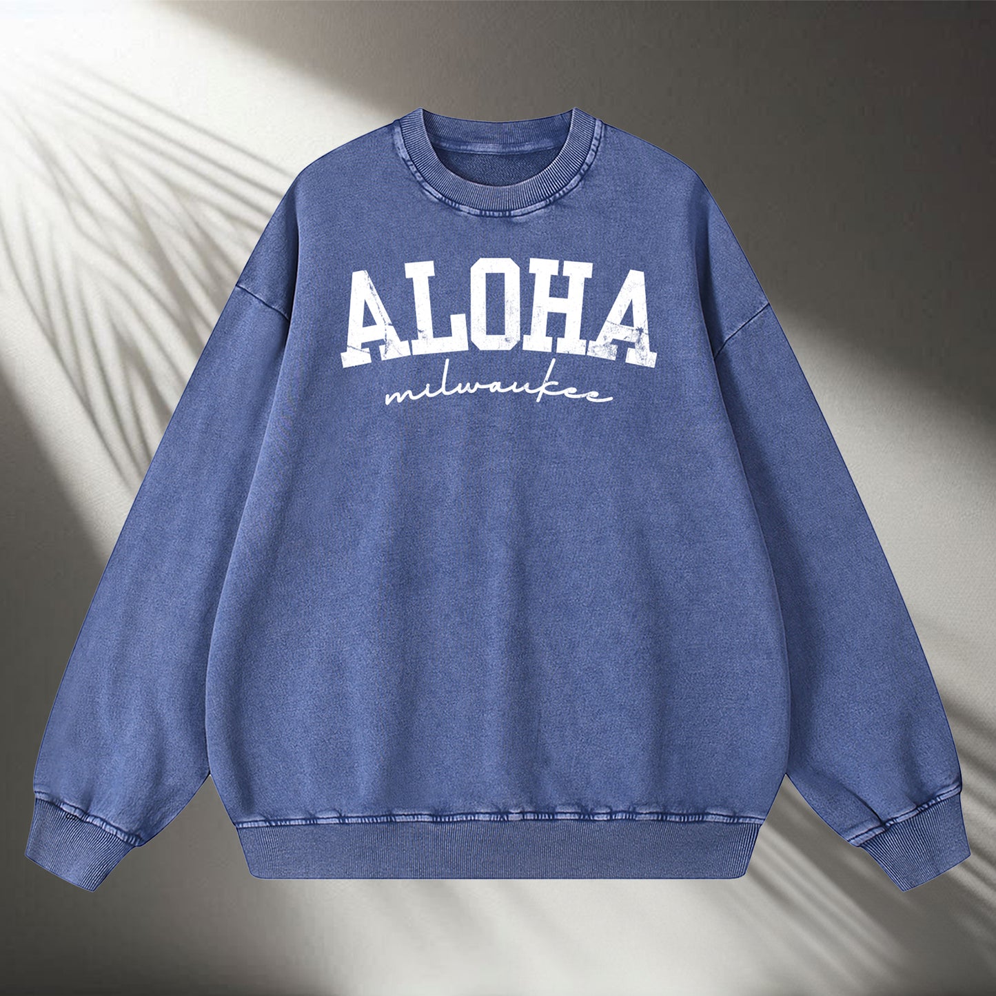 Aloha Milwaukee Vintage Wash Sweatshirt (blue)