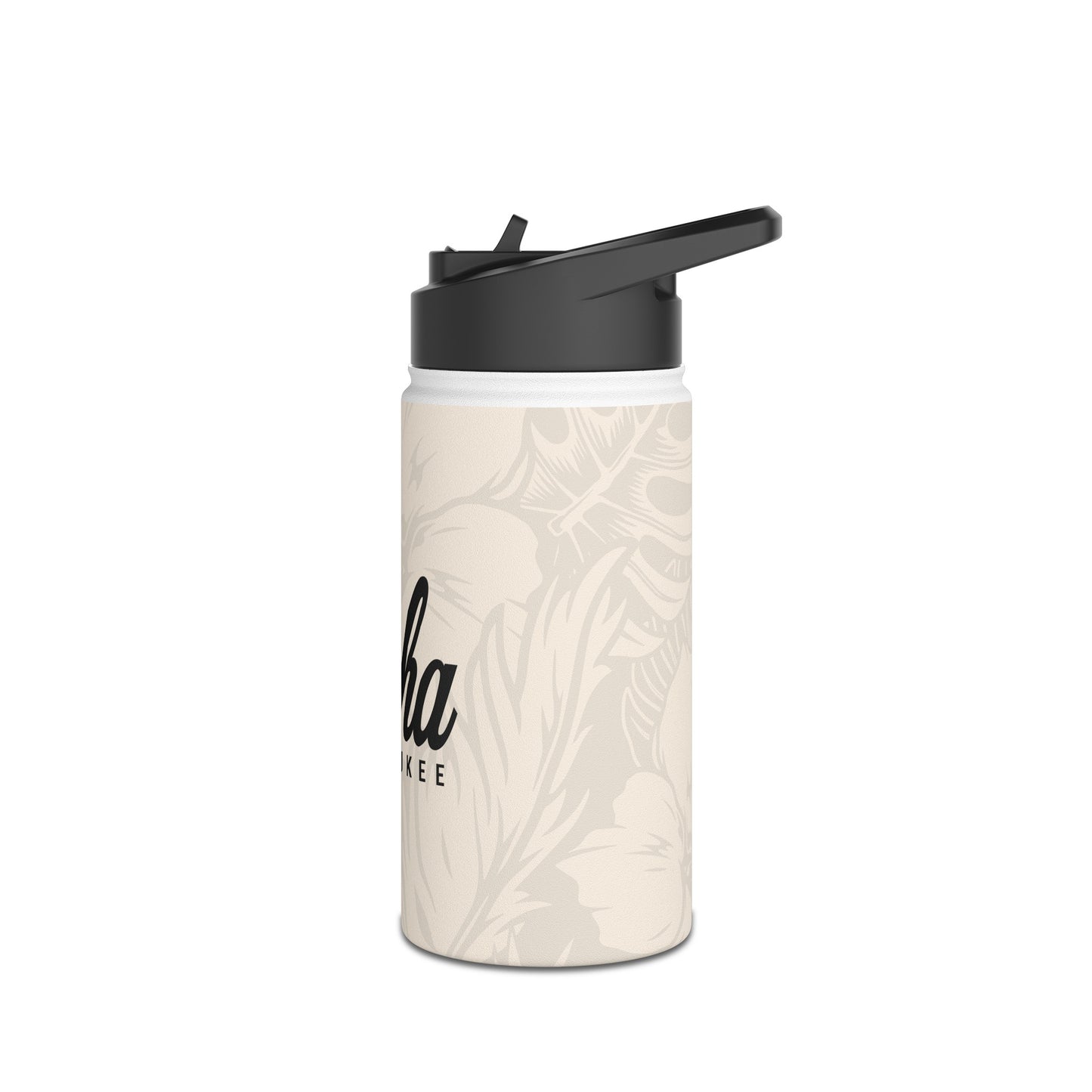 Aloha Milwaukee Stainless Steel Water Bottle (cream city)