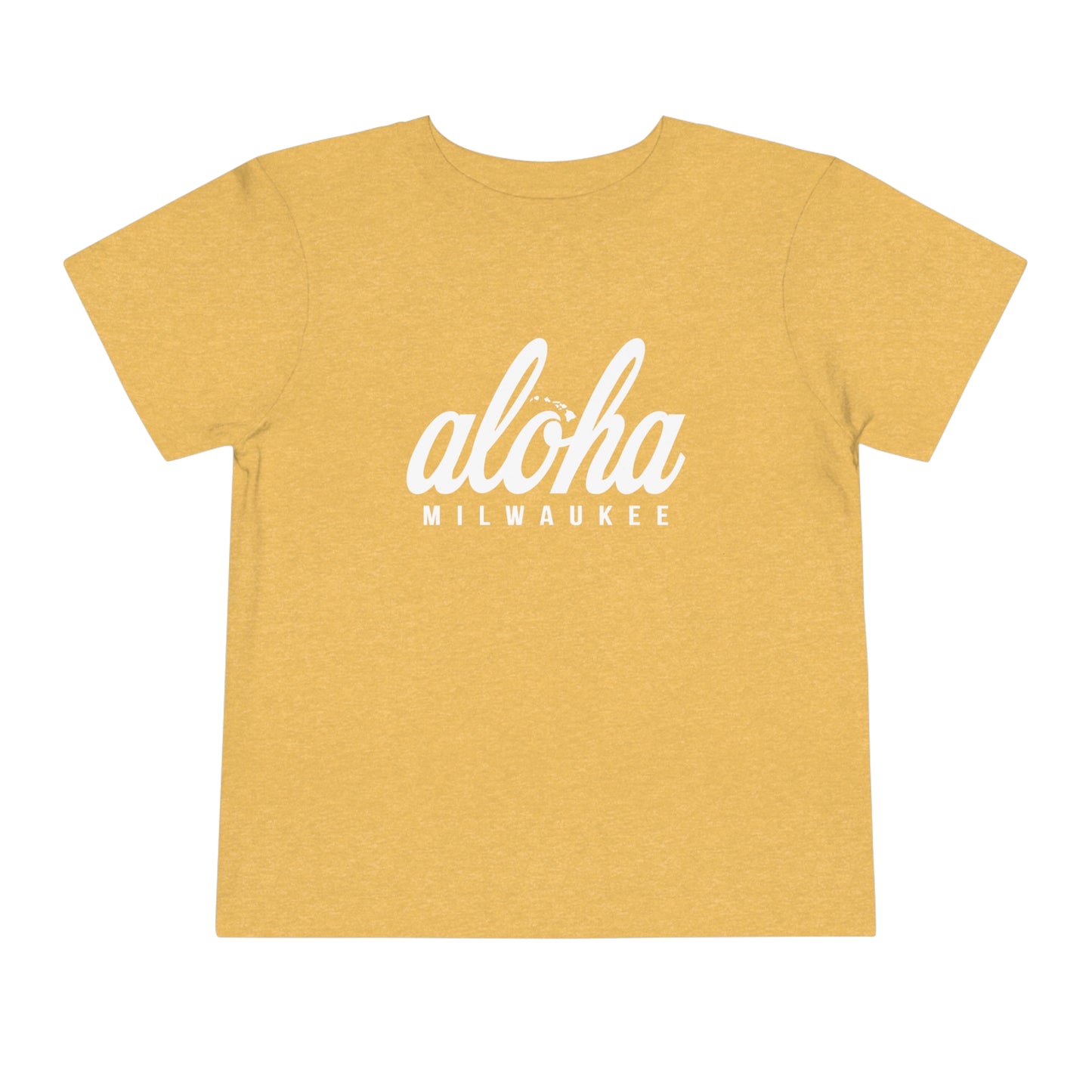 Aloha Milwaukee Toddler Tee (heather gold)