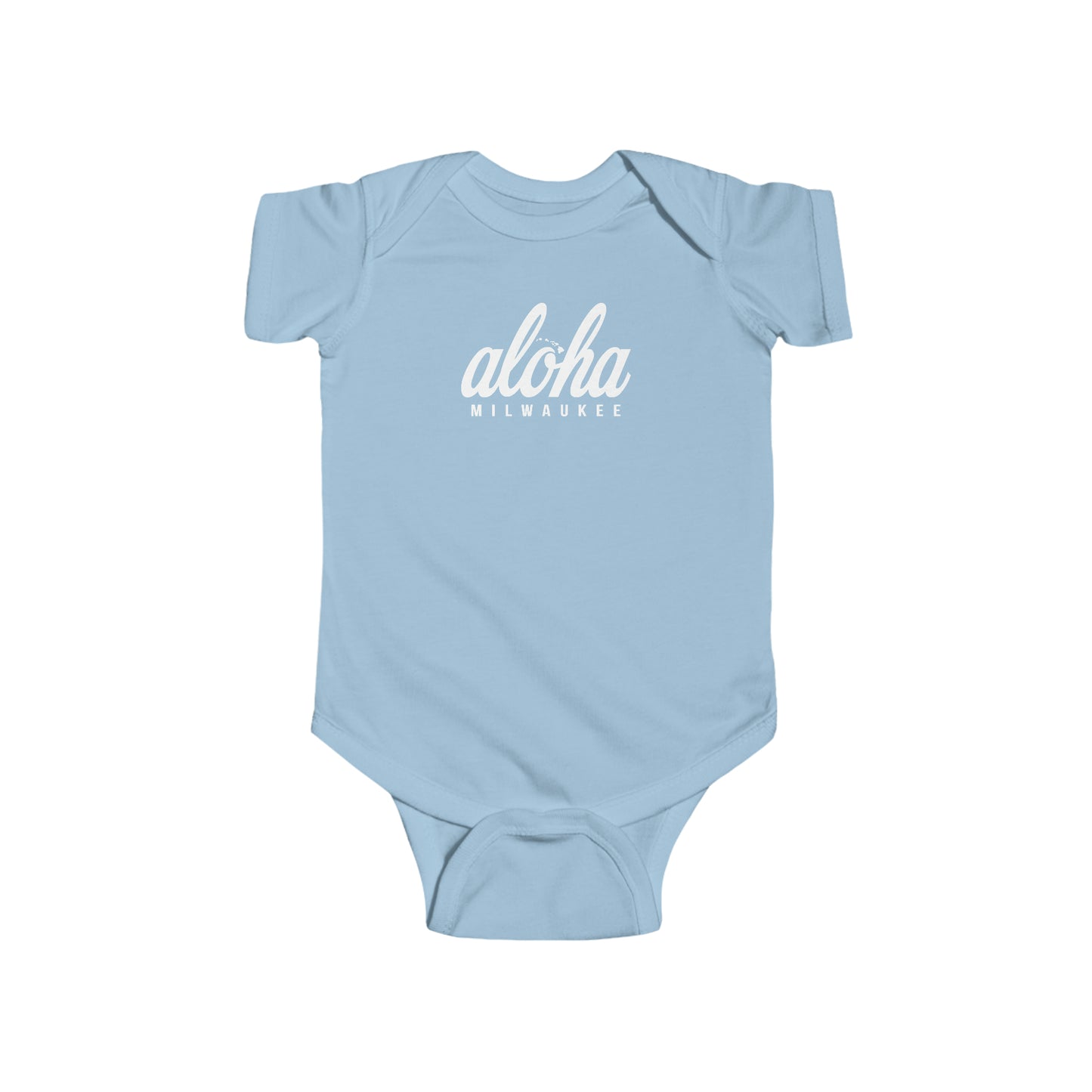 Aloha Milwaukee Infant Bodysuit (light blue)