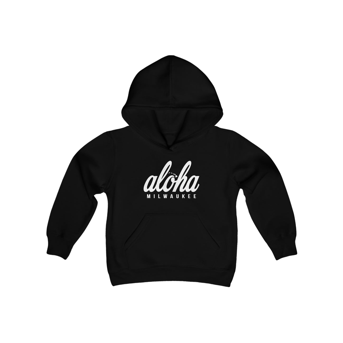 Aloha Milwaukee Youth Hoodie (black)