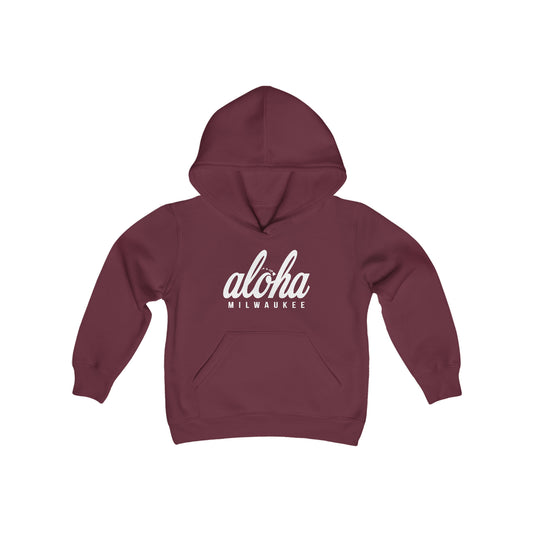 Aloha Milwaukee Youth Hoodie (maroon)