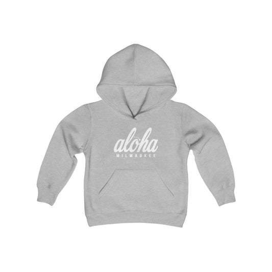 Aloha Milwaukee Youth Hoodie (grey)