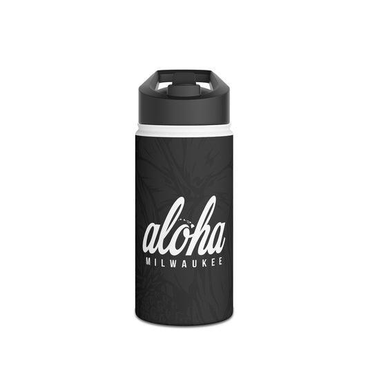 Aloha Milwaukee Stainless Steel Water Bottle (onyx)