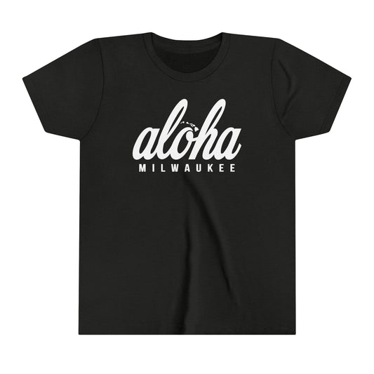 Aloha Milwaukee Youth Tee (heather black)