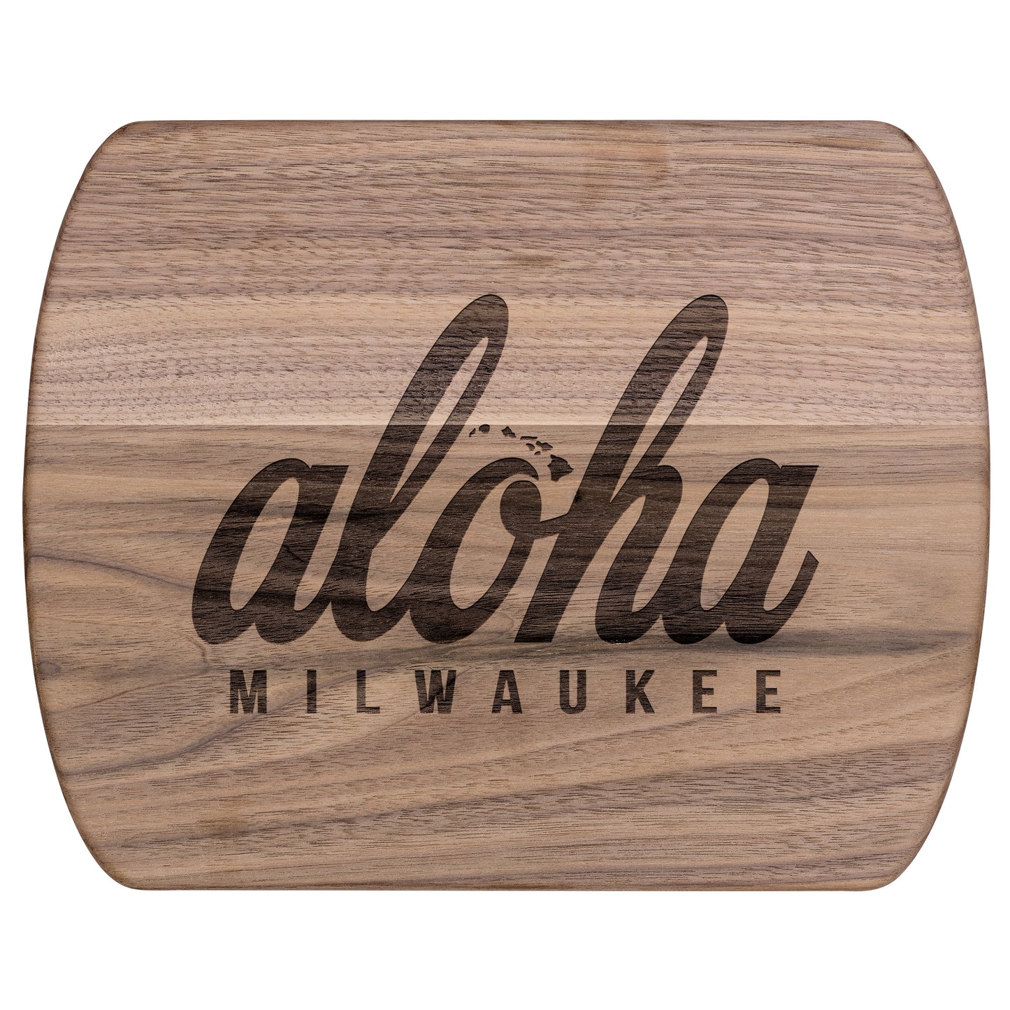 Aloha Milwaukee Cutting Board (maple & walnut)