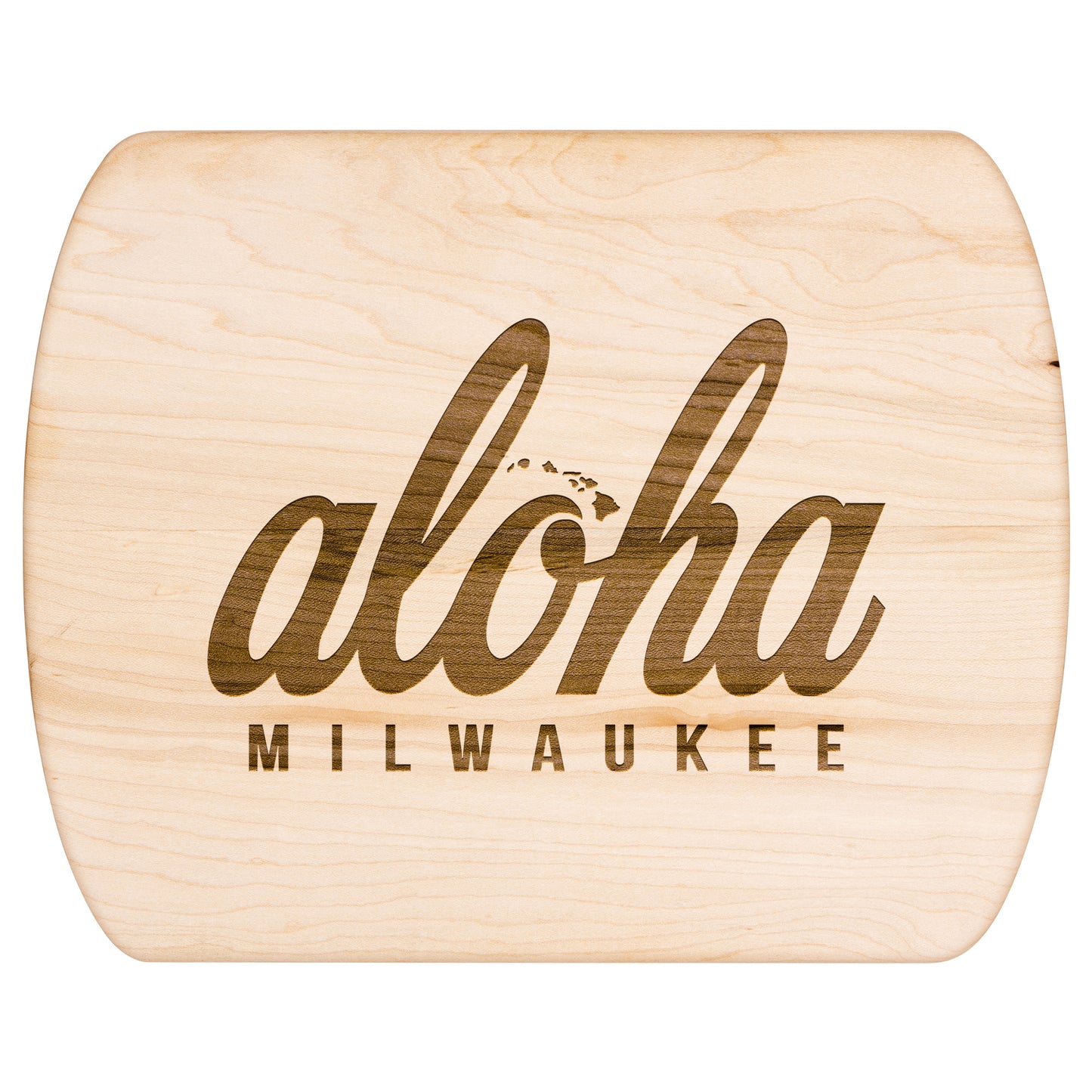 Aloha Milwaukee Cutting Board (maple & walnut)