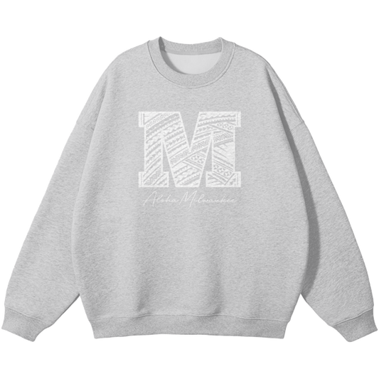 Aloha Milwaukee Tribal M Sweatshirt (Flower Gray)