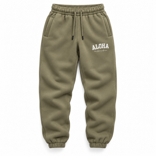 Aloha Milwaukee Heavyweight Joggers (olive coast)