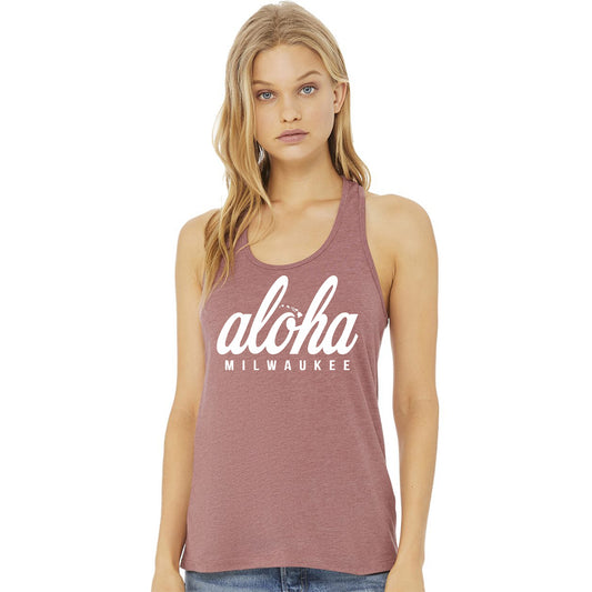 Aloha Milwaukee Women's Racerback Tank (muave)