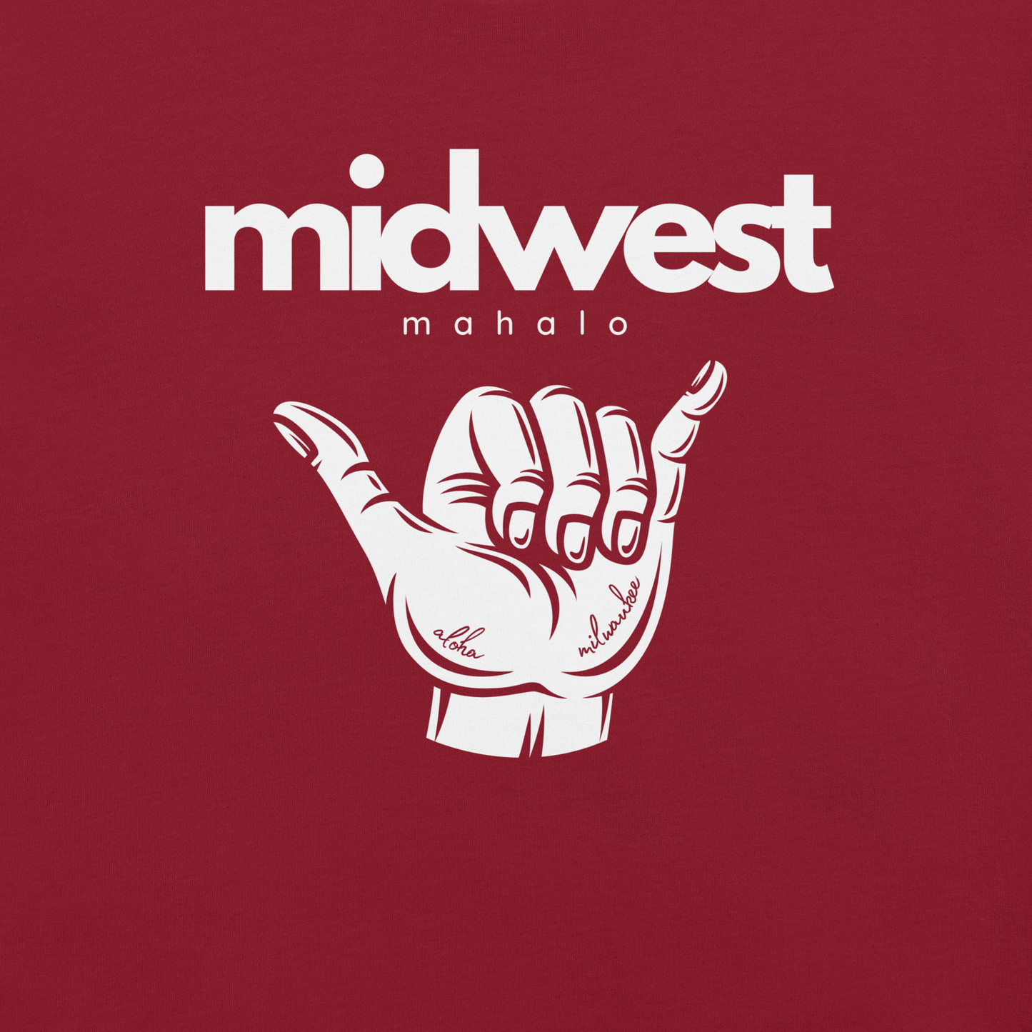 Midwest Mahalo T-Shirt (cardinal)