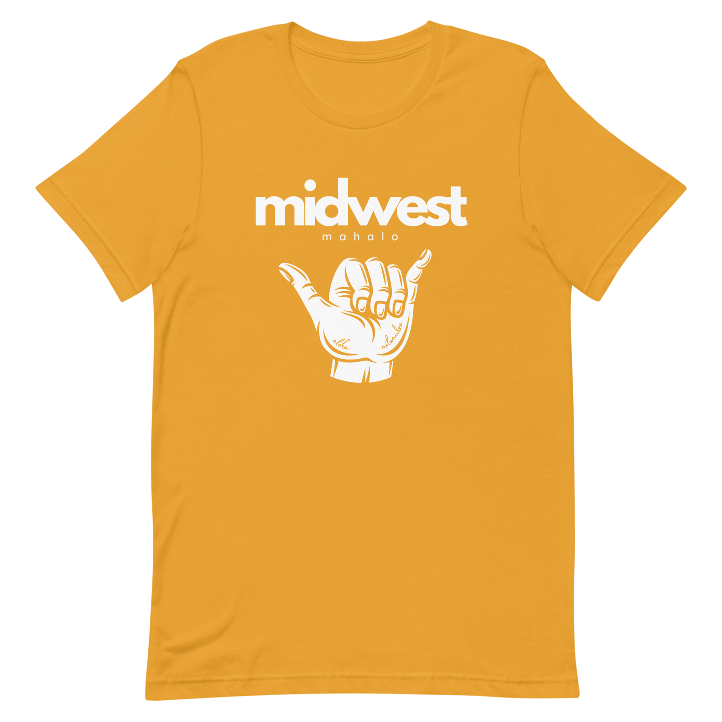 Midwest Mahalo T-Shirt (gold)