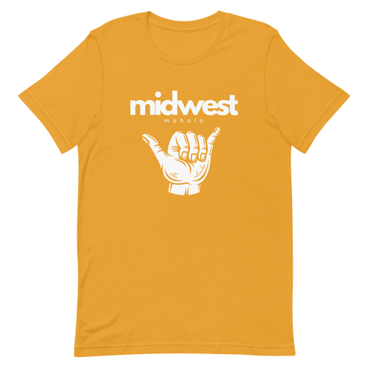 Midwest Mahalo T-Shirt (gold)