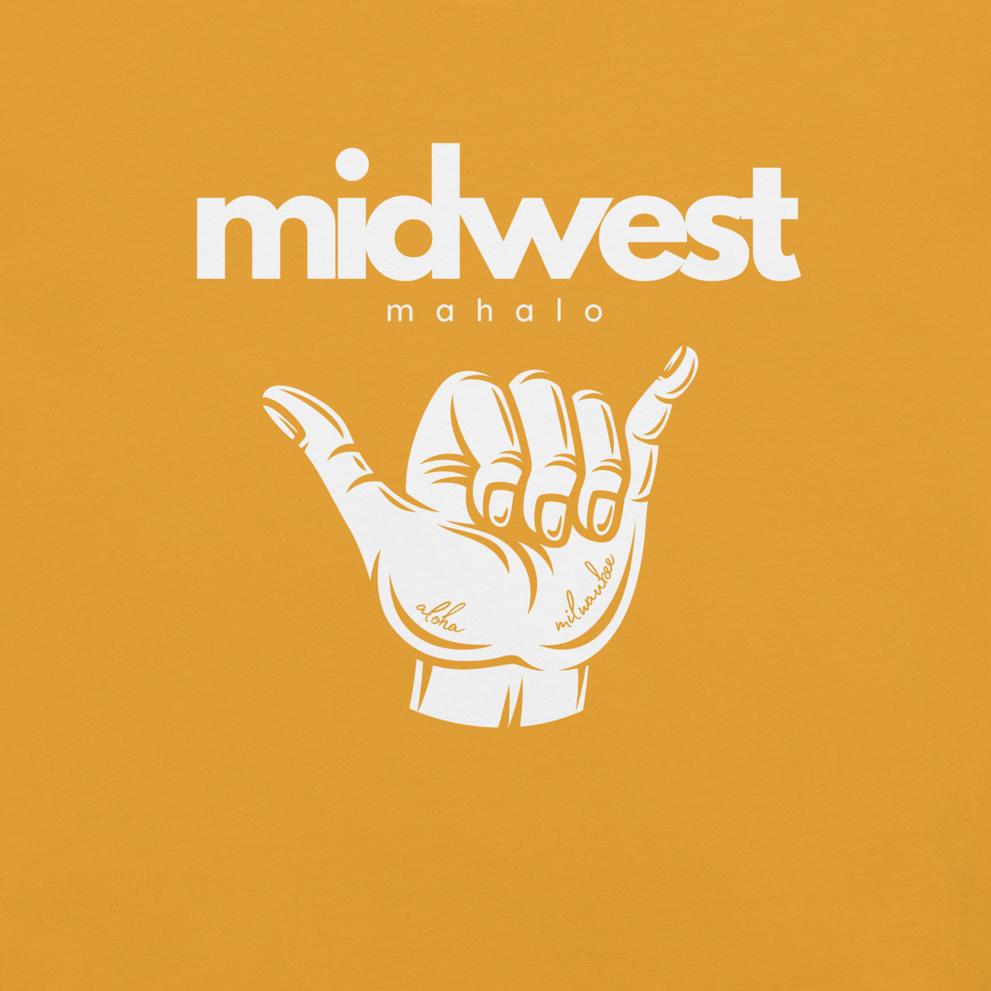 Midwest Mahalo T-Shirt (gold)